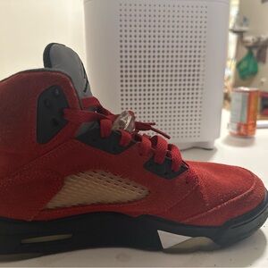 Red Jordan 5 for sale